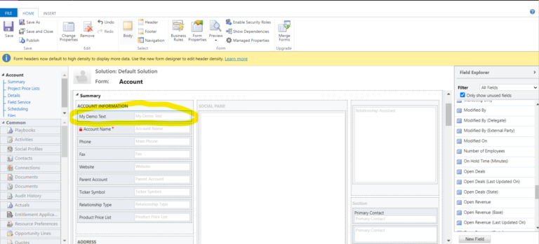 Understanding different types of fields in CRM dynamics 365 - CRM Crate