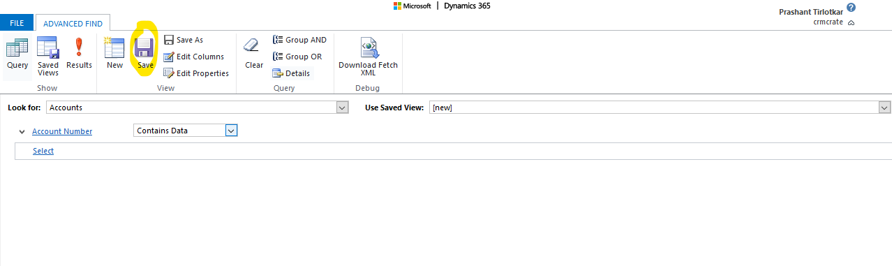 Create and share a personal view in Microsoft Dynamics CRM 365 - CRM Crate