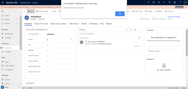 How to use JavaScript in Dynamics CRM? - CRM Crate