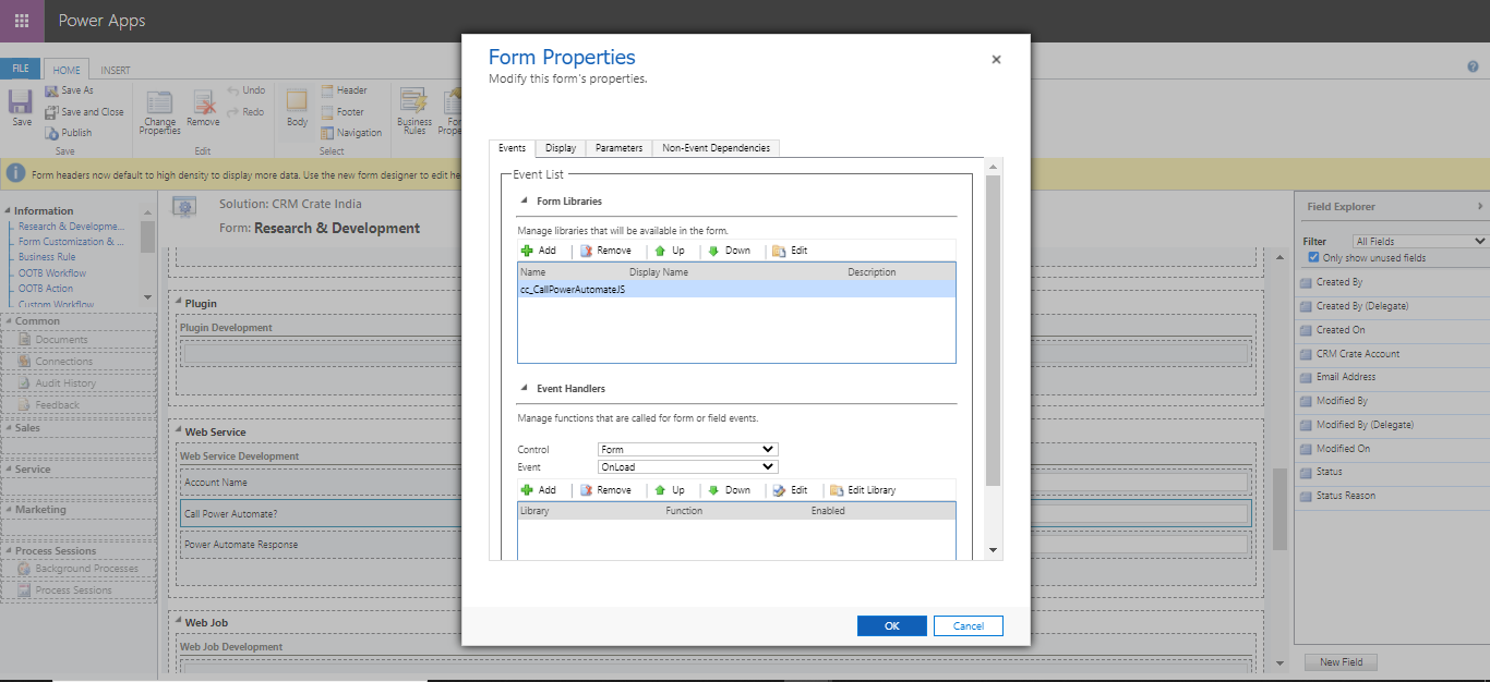 Dynamics 365 | Call a Power Automate flow from the JavaScript - CRM Crate