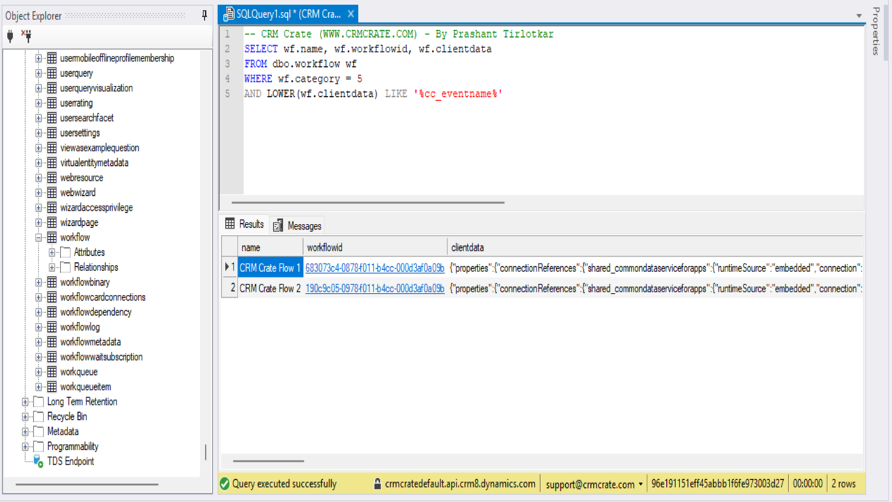 Find Power Automate flows referencing a specific field / column in Power Apps